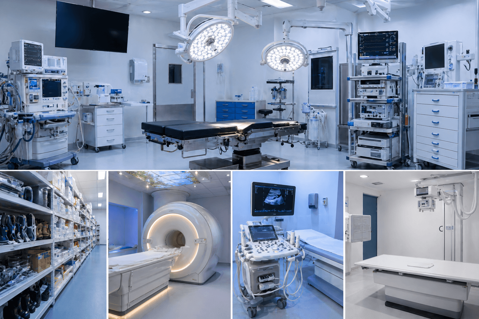 Profesional revisando estudios de imagen